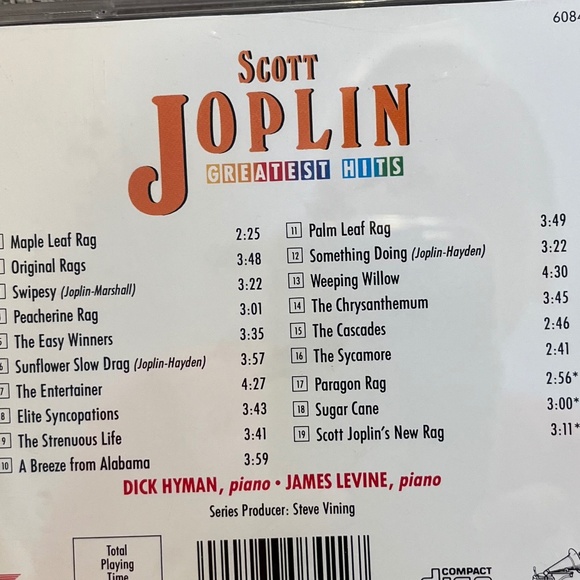 RCA Victor Scott Joplin Greatest Hits Car Dick Hyman James Levine - Picture 2 of 2